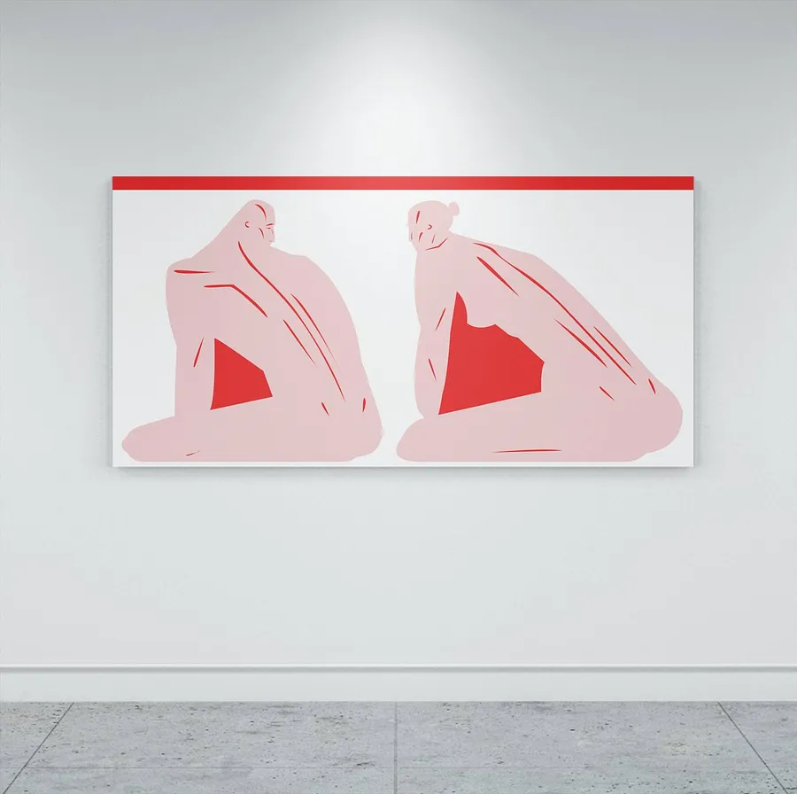 Image de Кохання між руками par ARTUR SOLETSKYI, fabriqué avec Полотно, médium Живопис, au prix de $2460