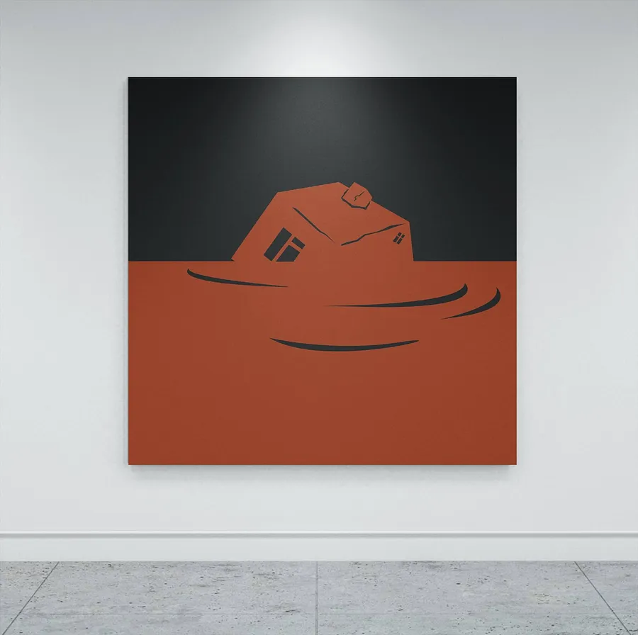 Image de Втрачений дім par ARTUR SOLETSKYI, fabriqué avec Полотно, médium Живопис, au prix de $2480