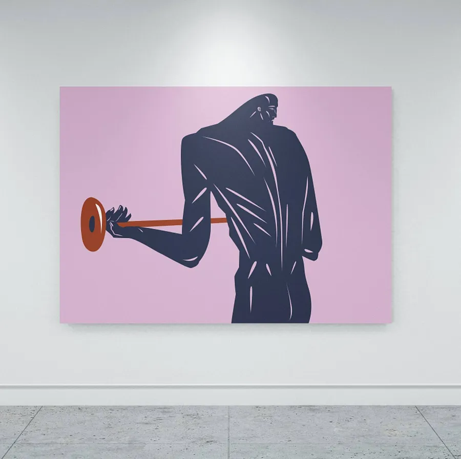 Зображення "Джим" від ARTUR SOLETSKYI, матеріали: Полотно, медіум: Живопис, серія: 2024, ціна: Ціна за запитом